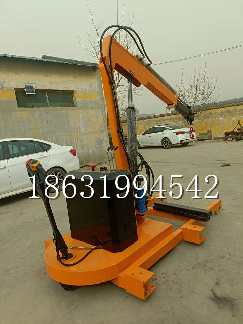 图们市自卸车厢随车吊 自制轮式四不像起重机 四驱平板吊 5吨 贵盛